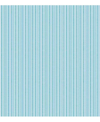 Papel de parede listrado azul, verde água e branco