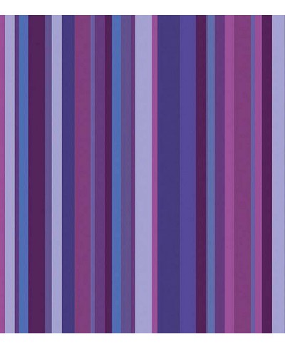 Papel de parede com listras em tons de roxo, azul, e vinho - Listrado 60
