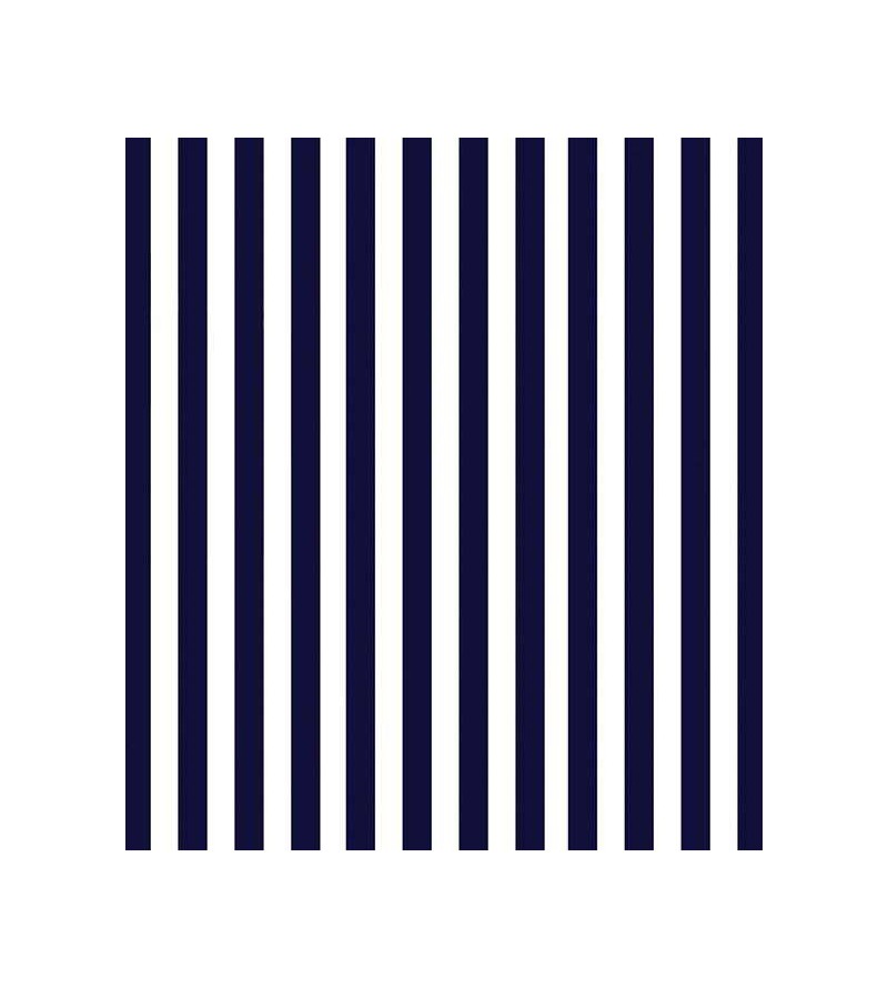 Papel de parede com listras brancas e azul marinho esfumaçado - Listrado 82