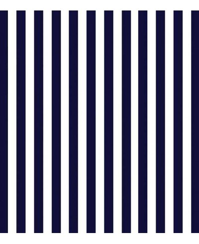 Papel de parede com listras brancas e azul marinho esfumaçado - Listrado 82