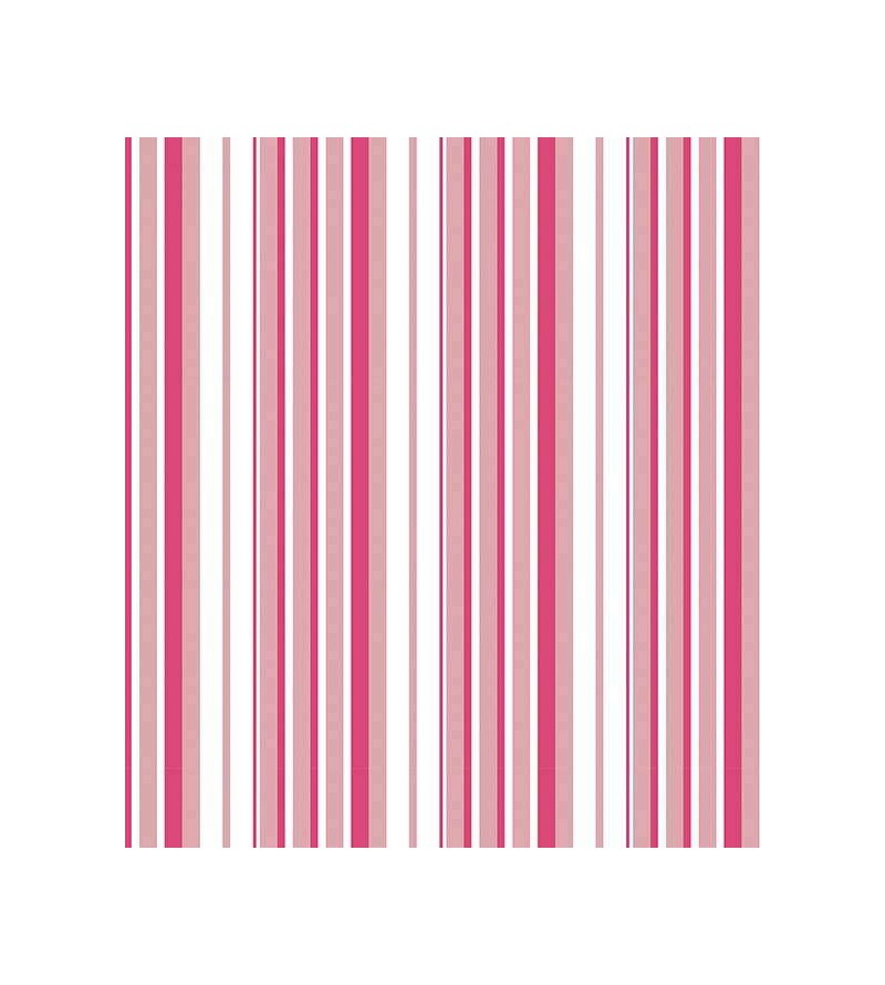 Papel de parede com listras em tons de rosa e branco - Listrado 110
