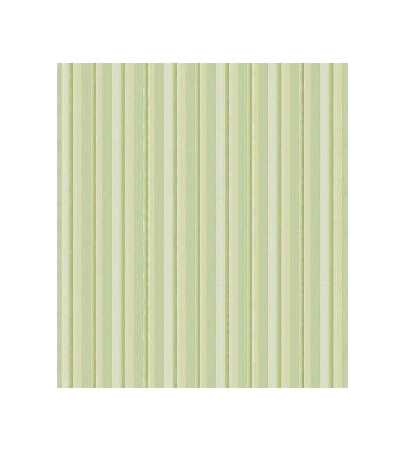 Papel de parede com listas em tons de verde e branco - Listrado 135