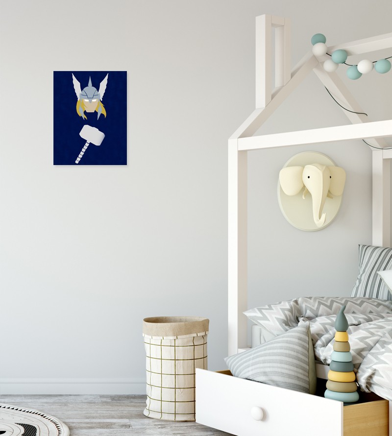 Quadro Decorativo Thor Logo