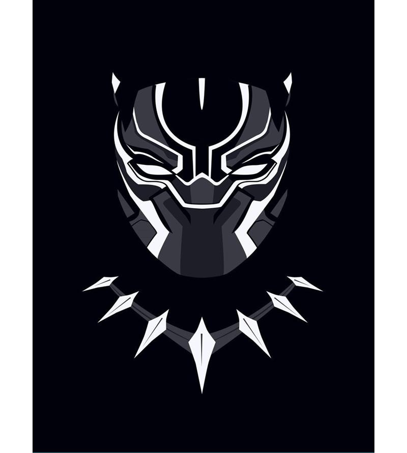 Quadro Decorativo Pantera Negra