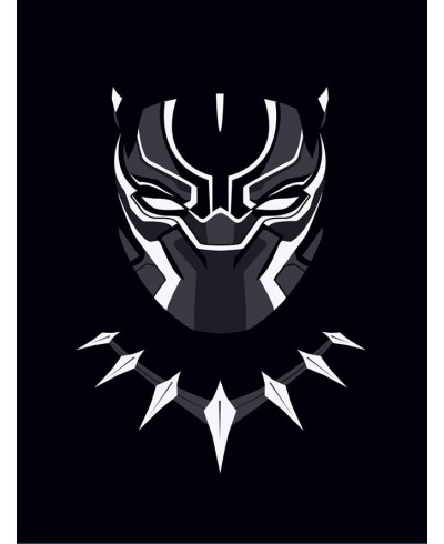 Quadro Decorativo Pantera Negra