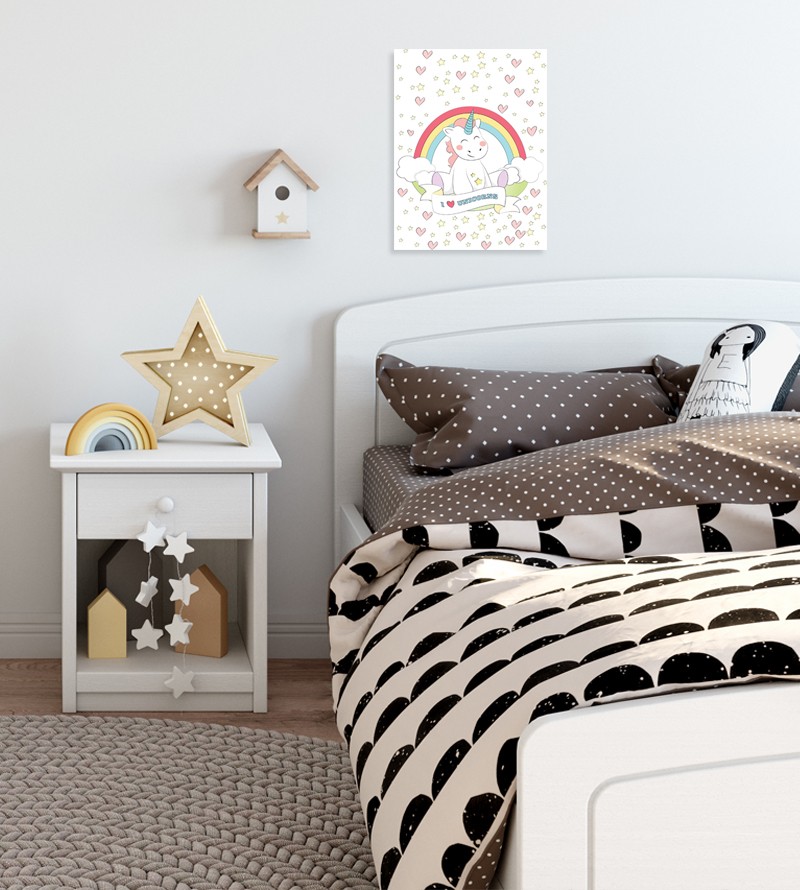 Quadro Decorativo Unicónio Baby