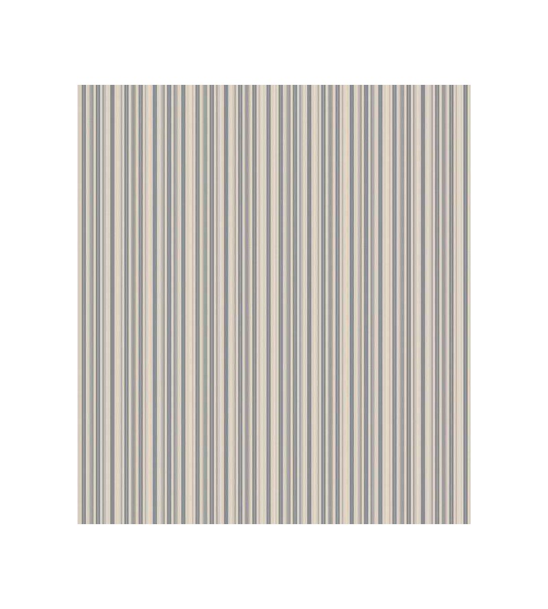 Papel de parede listrado cinza, creme e bege