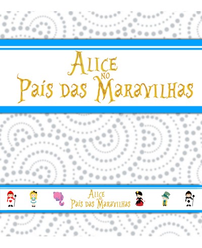 Border Alice no País das Maravilhas