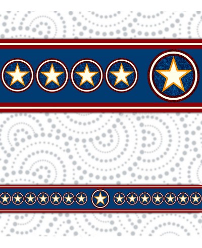 Border Capitão América Escudo