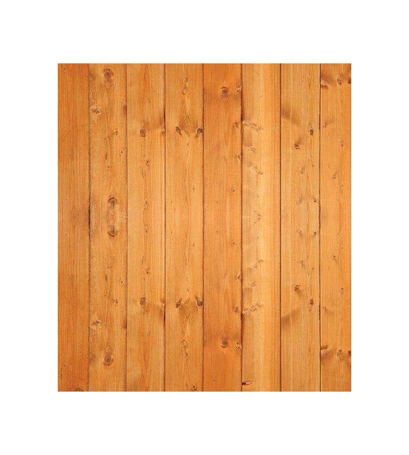 Papel de parede estilo madeira em tons laranja - Madeira 101