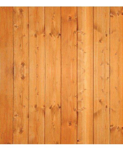 Papel de parede estilo madeira em tons laranja - Madeira 101