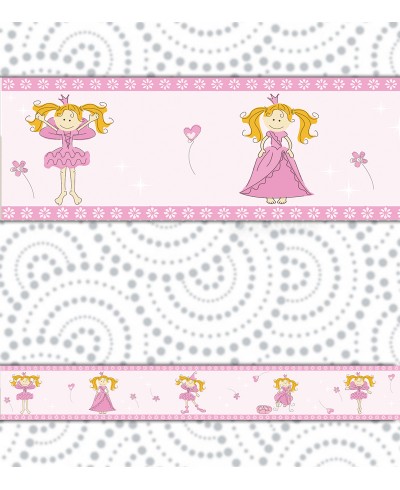 Border Boneca Rosa Cartoon
