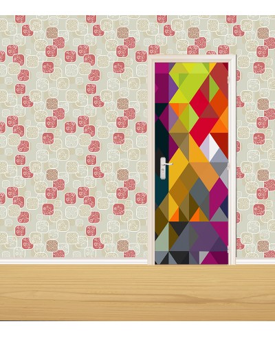 Adesivo de Porta Abstrato Modernidade