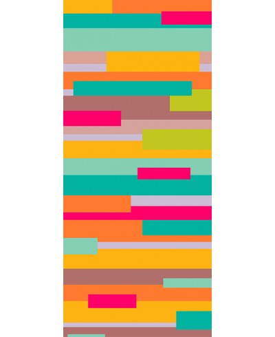 Adesivo de Porta Tacos Coloridos