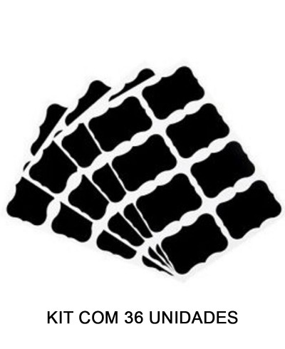 Plaquinha Etiqueta Adesiva Para Potes