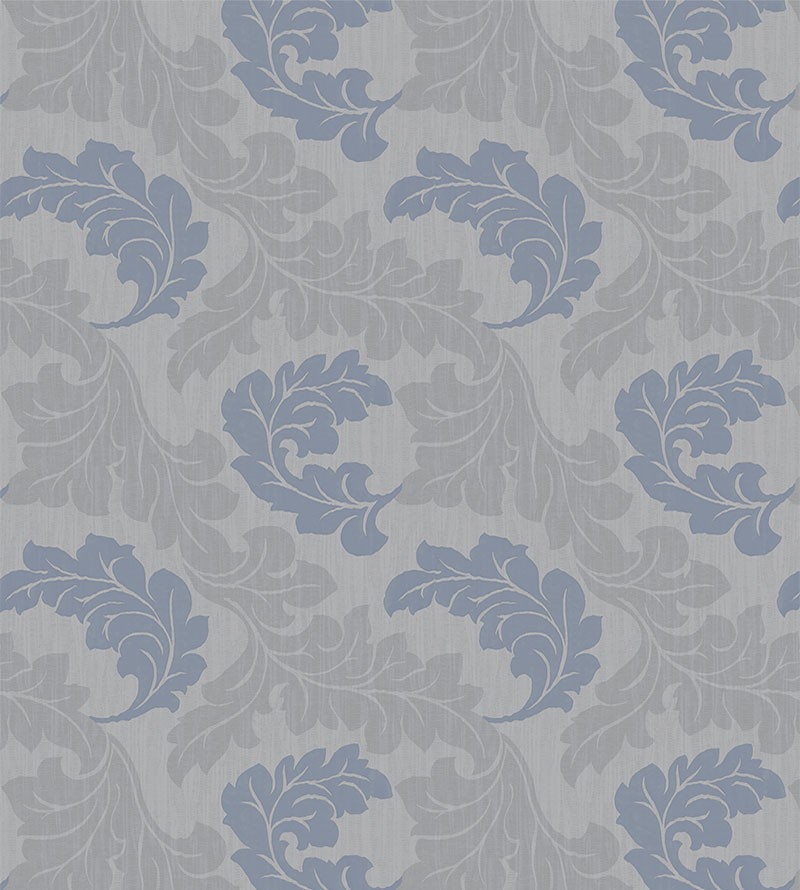 Papel de Parede Madrid em Tons de Cinza e Azul