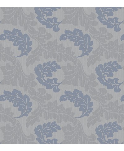 Papel de Parede Madrid em Tons de Cinza e Azul