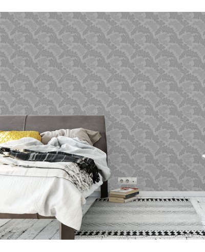 Papel de Parede Madrid em Tons de Cinza