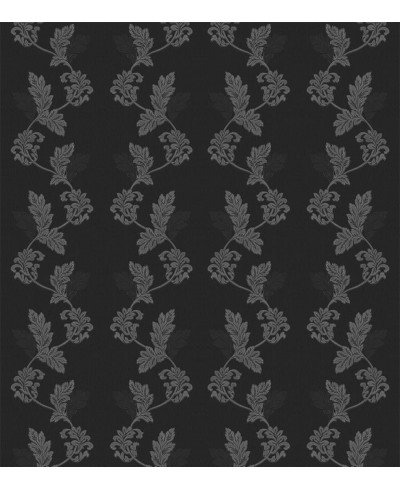 Papel de Parede Madrid em Tons de Cinza e Detalhes em Flores