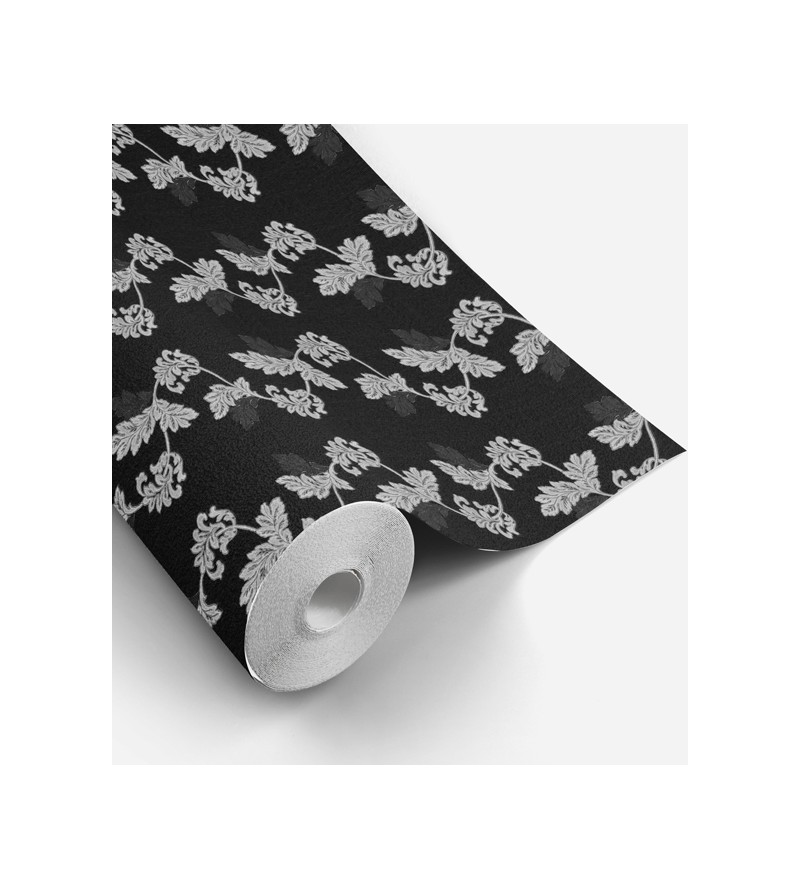 Papel de Parede Madrid em Tons de Branco e Preto