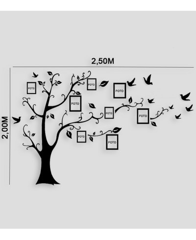 Adesivo Árvore Familiar Gigante