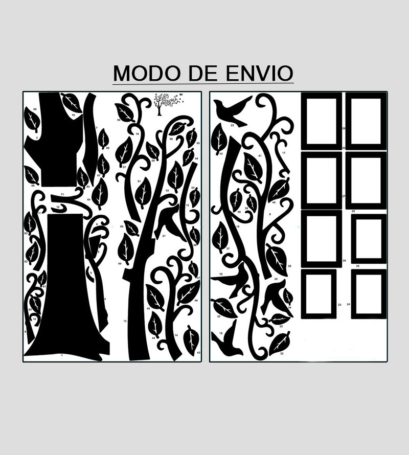 Adesivo Árvore Familiar Gigante