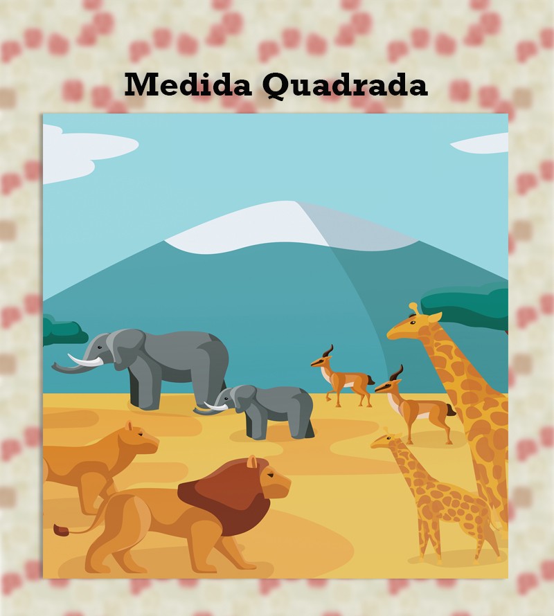 Papel de Parede Fotográfico Montanhas Safari