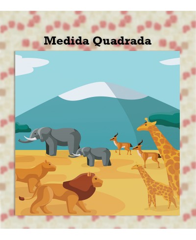 Papel de Parede Fotográfico Montanhas Safari