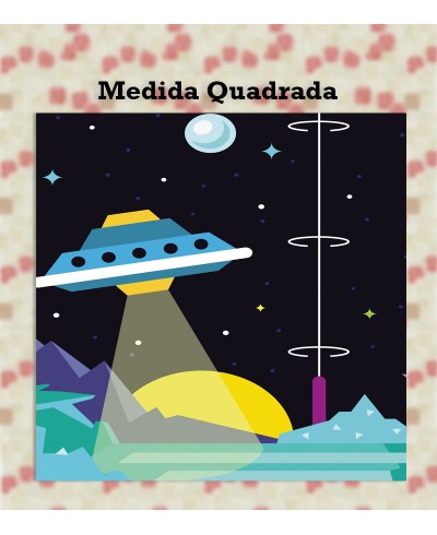 Papel de Parede Fotomural Nave Espacial