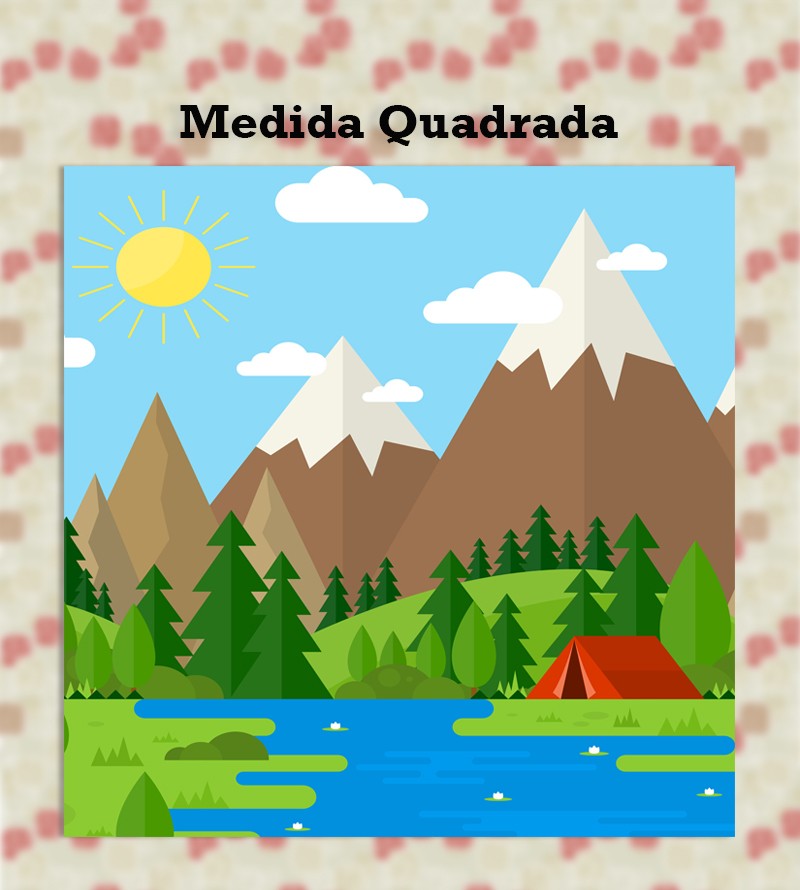 Papel de Parede Fotomural Paisagem Acampamento