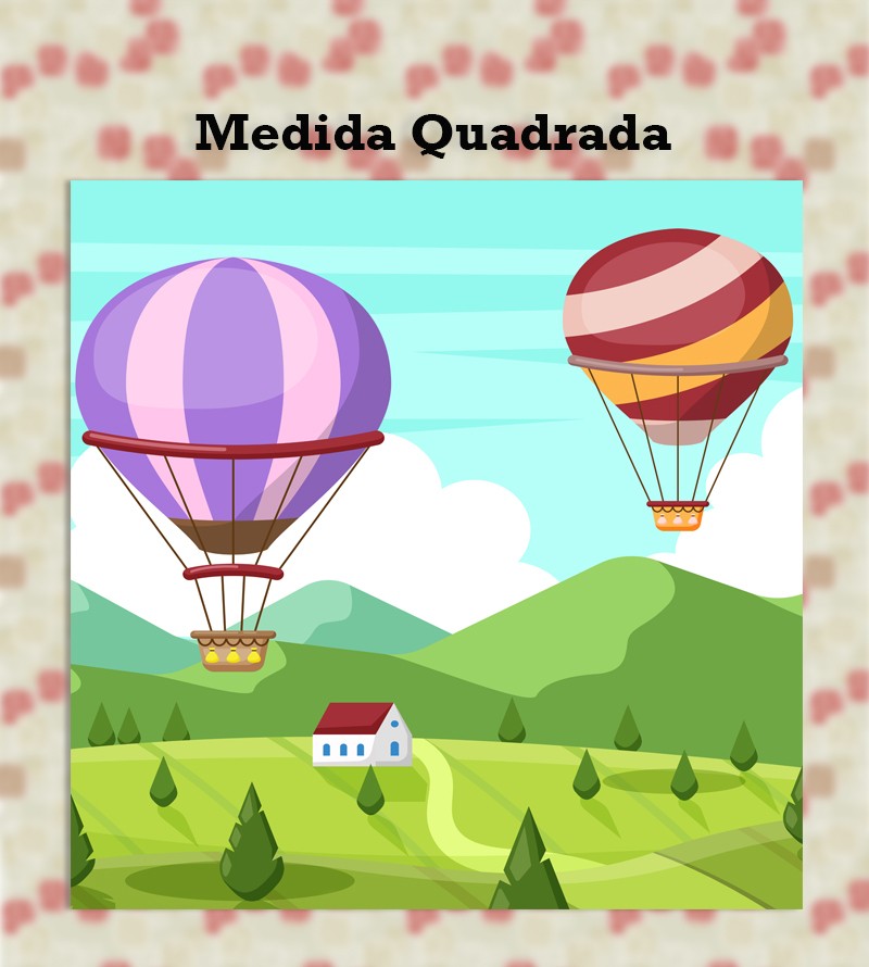 Papel de Parede Fotomural Paisagem Balões