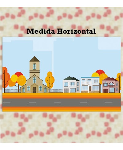 Papel de Parede Fotomural Cidade Estrada