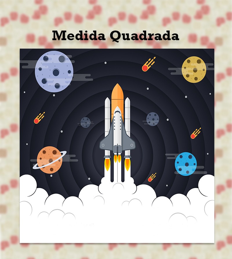 Papel de Parede Fotomural Decolagem Foguete