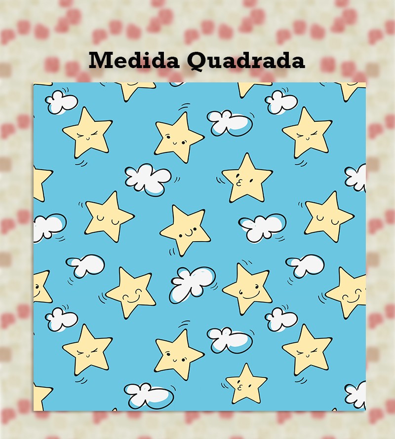 Papel de Parede Fotomural Estrelinhas